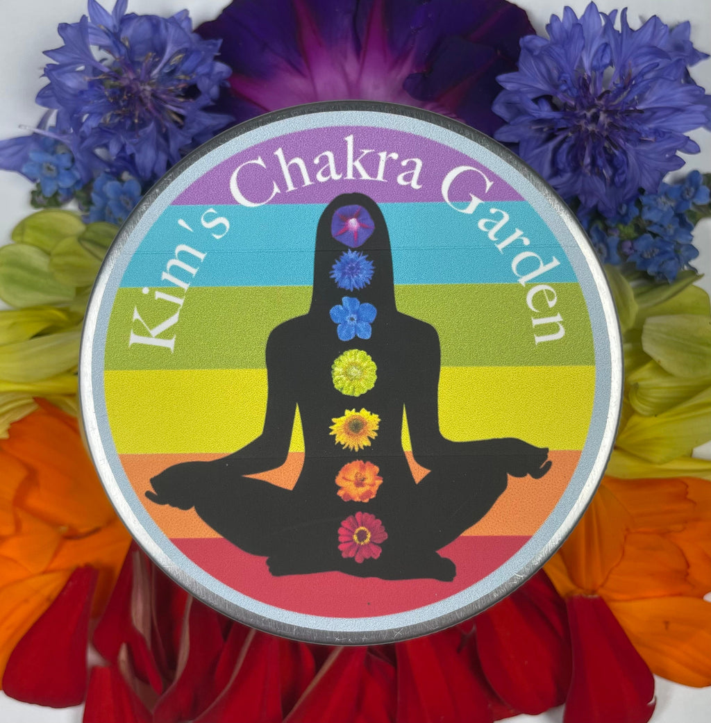 Chakra Flower Seed Tin – Mindful Gardening Gift for Yoga & Meditation Lovers