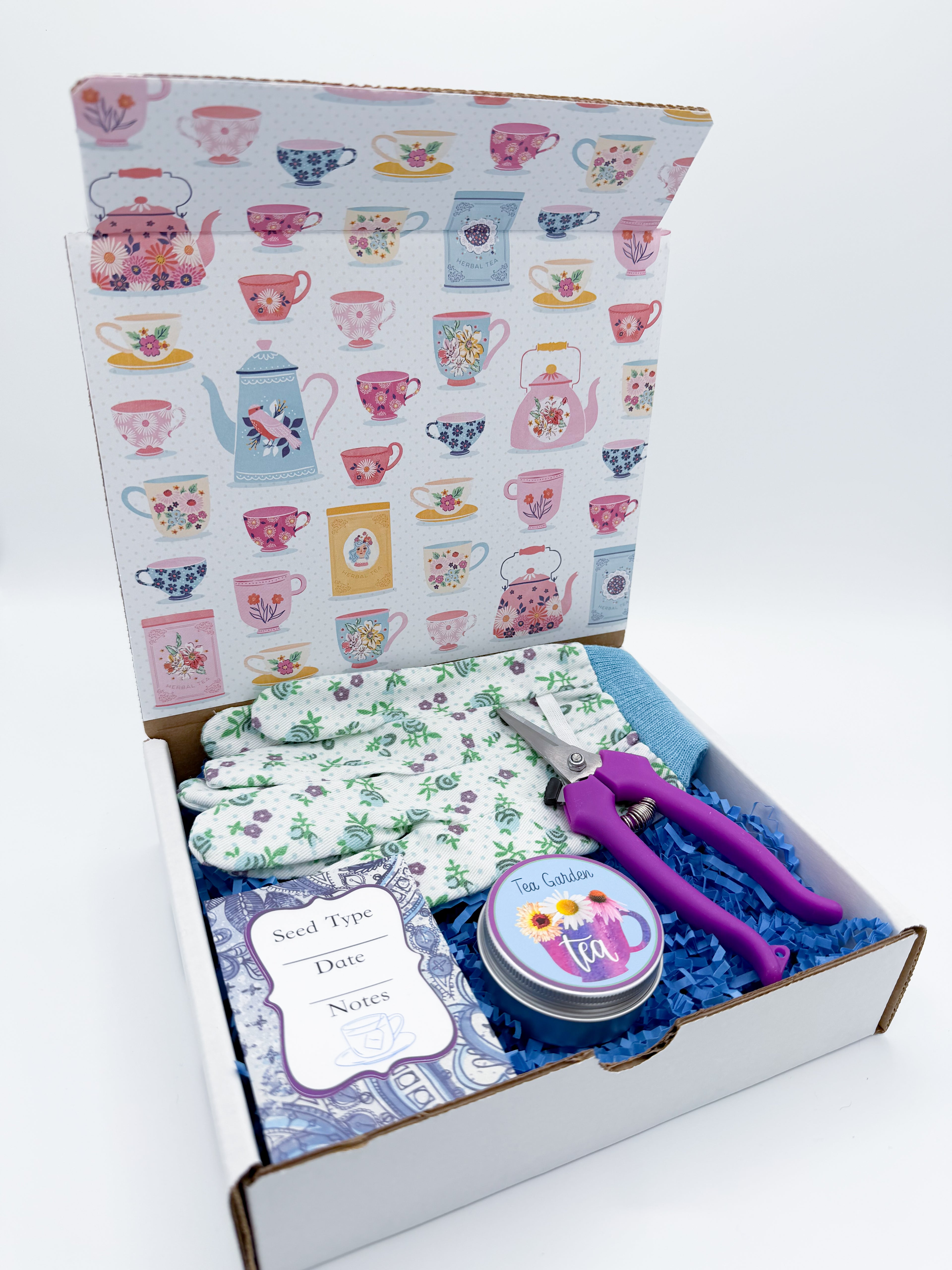 Tea Garden Gift Box – Personalized Flower Seeds for Tea & Garden Lovers