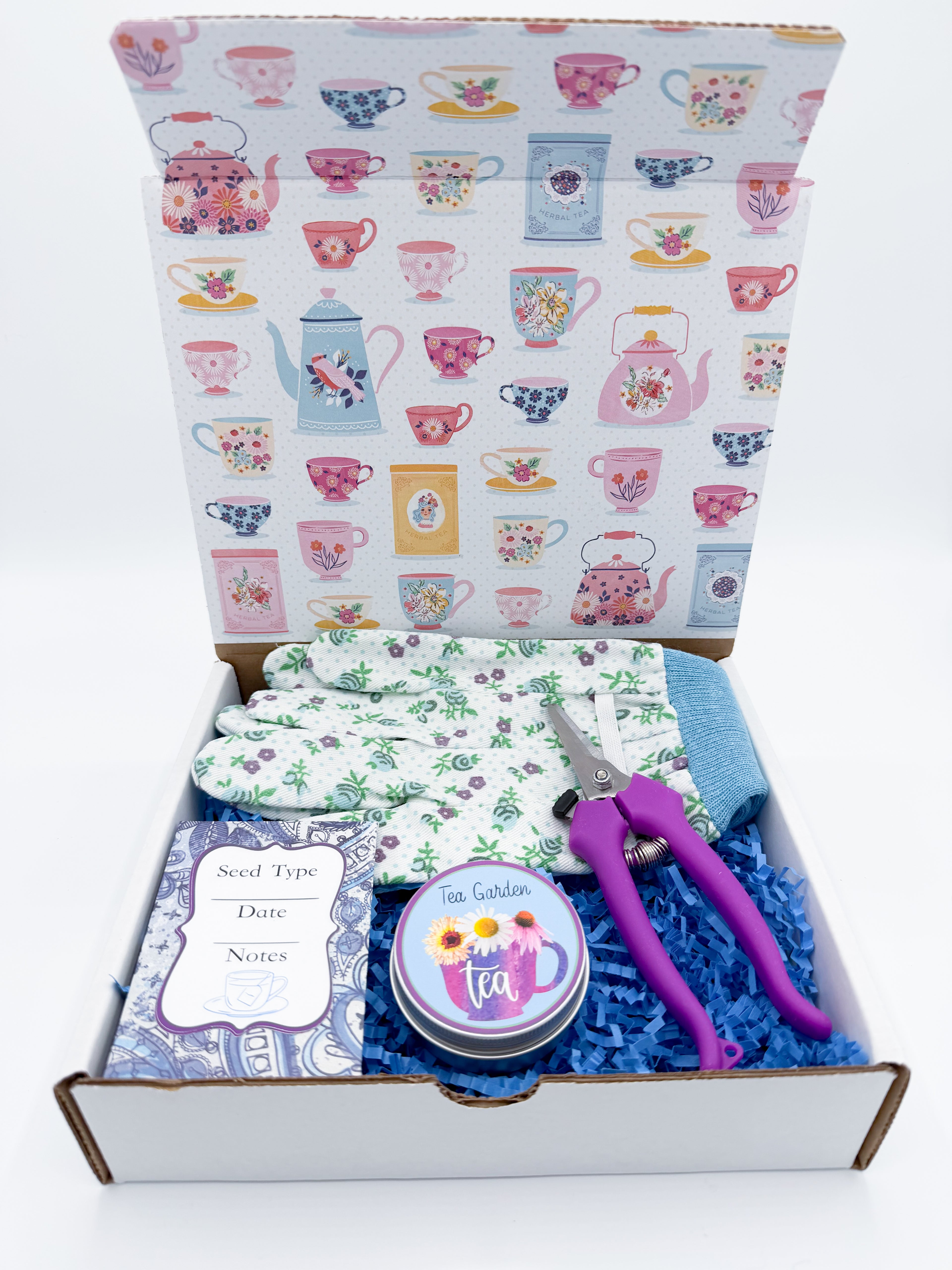 Tea Garden Gift Box – Personalized Flower Seeds for Tea & Garden Lovers