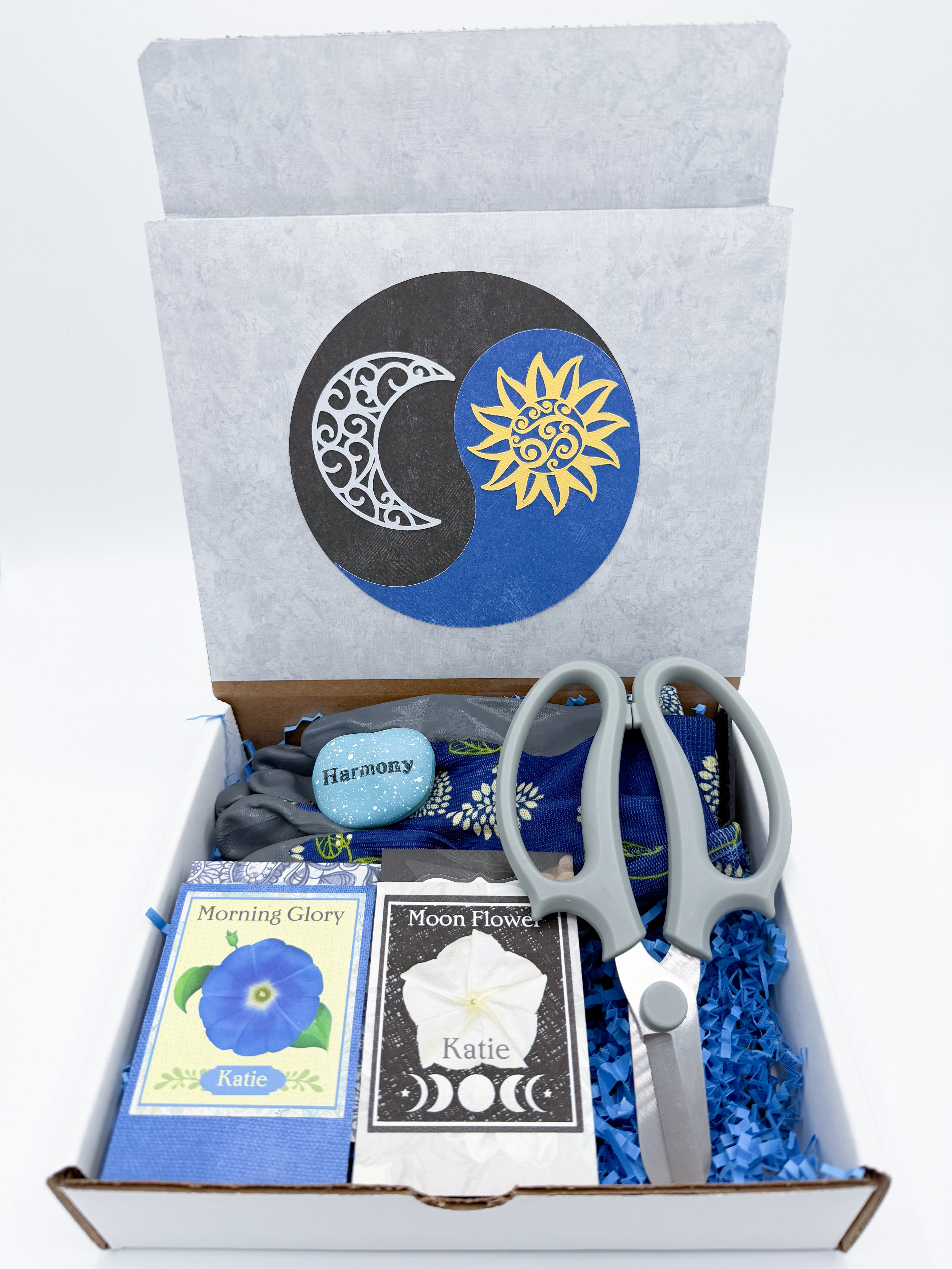 Morning Glory & Moon Flower All-in-One Garden Gift Kit – Seeds, Gloves & Scissors