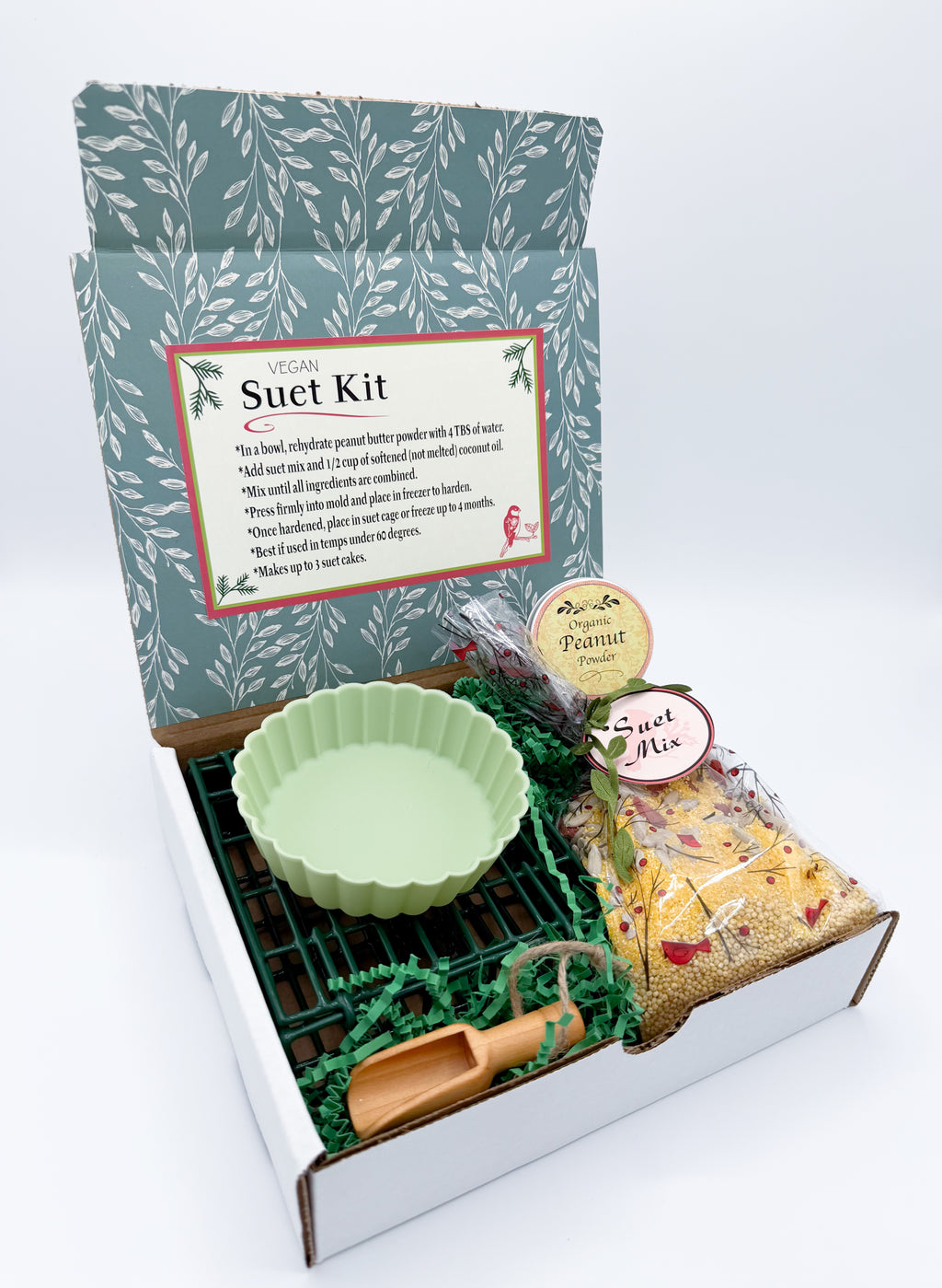 DIY Suet Kit for Birds – Bird Seed Gift Box, Fun Backyard Bird Feeder Kit