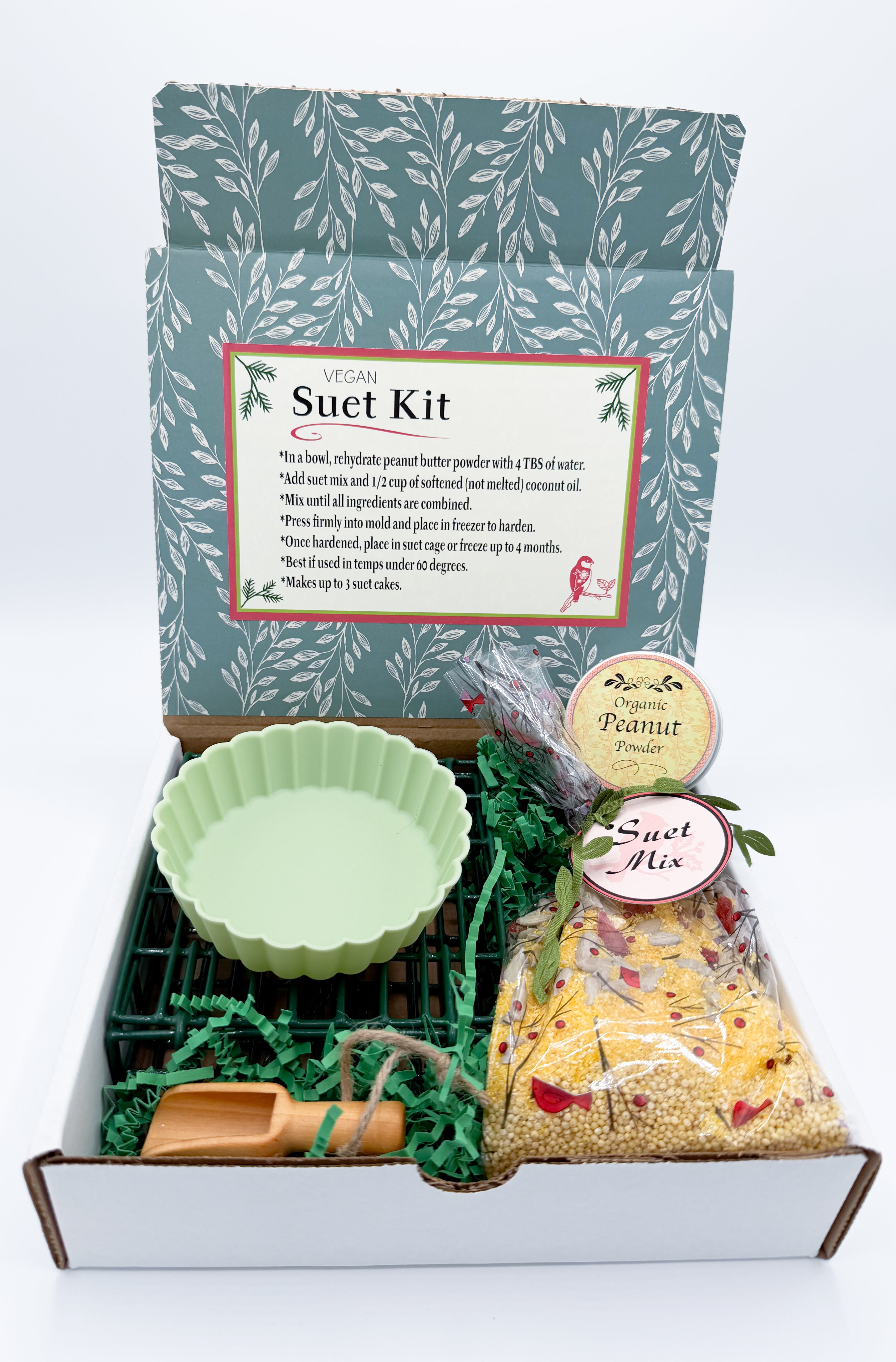DIY Suet Kit for Birds – Bird Seed Gift Box, Fun Backyard Bird Feeder Kit