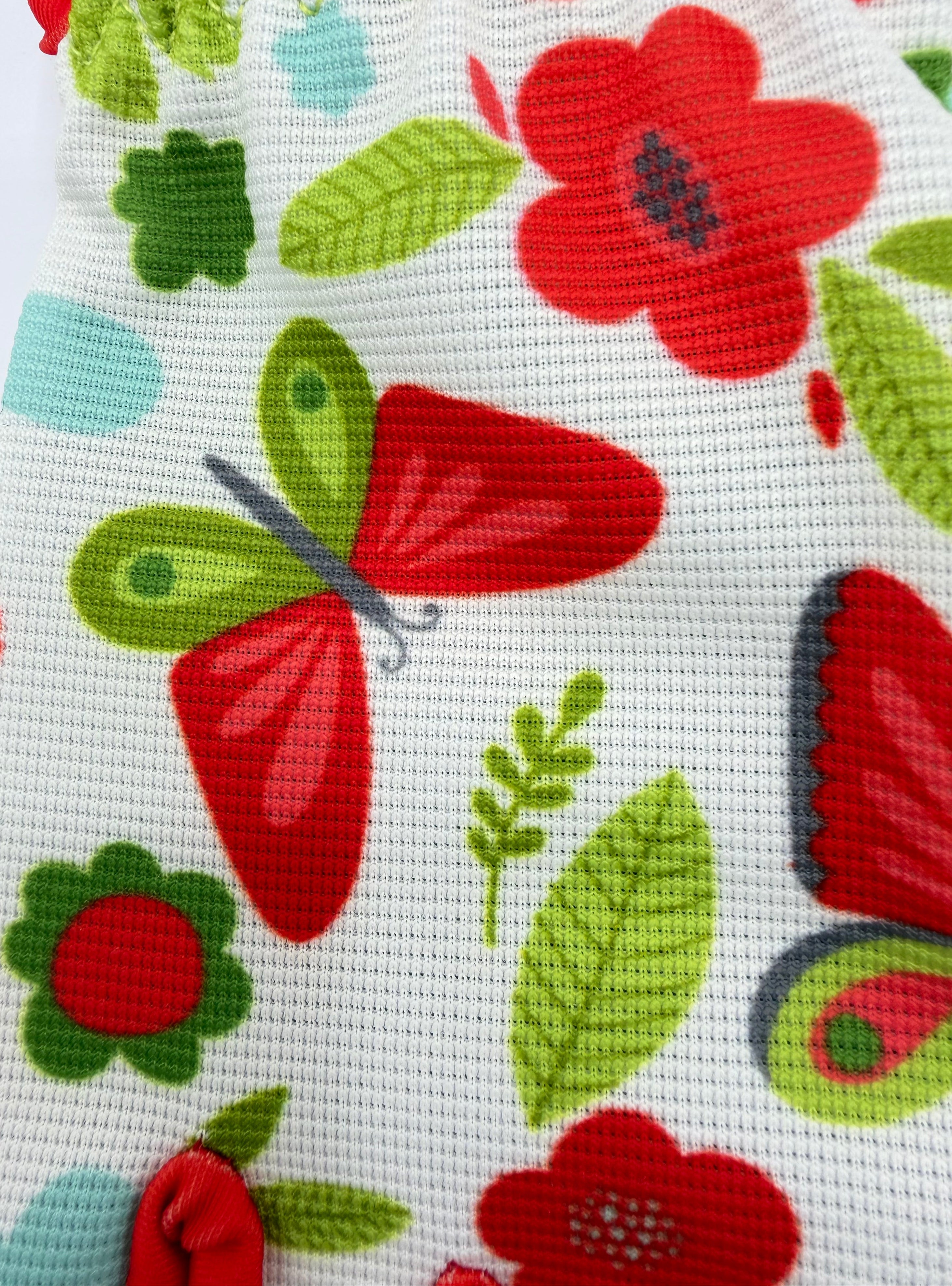 Butterfly Print Gardening Gloves for Women – Medium Synthetic Leather