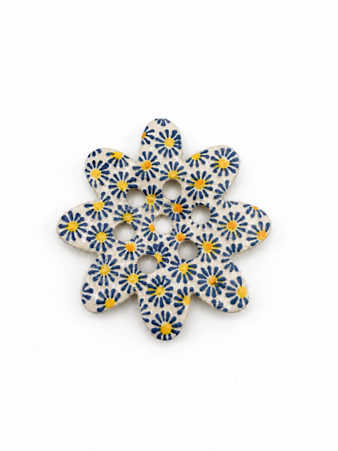 Ceramic Flower Frog