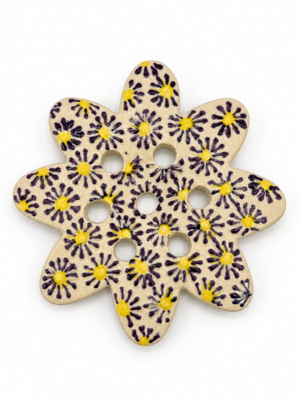 Ceramic Flower Frog