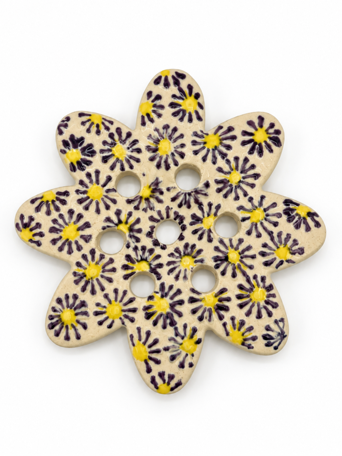 Ceramic Flower Frog