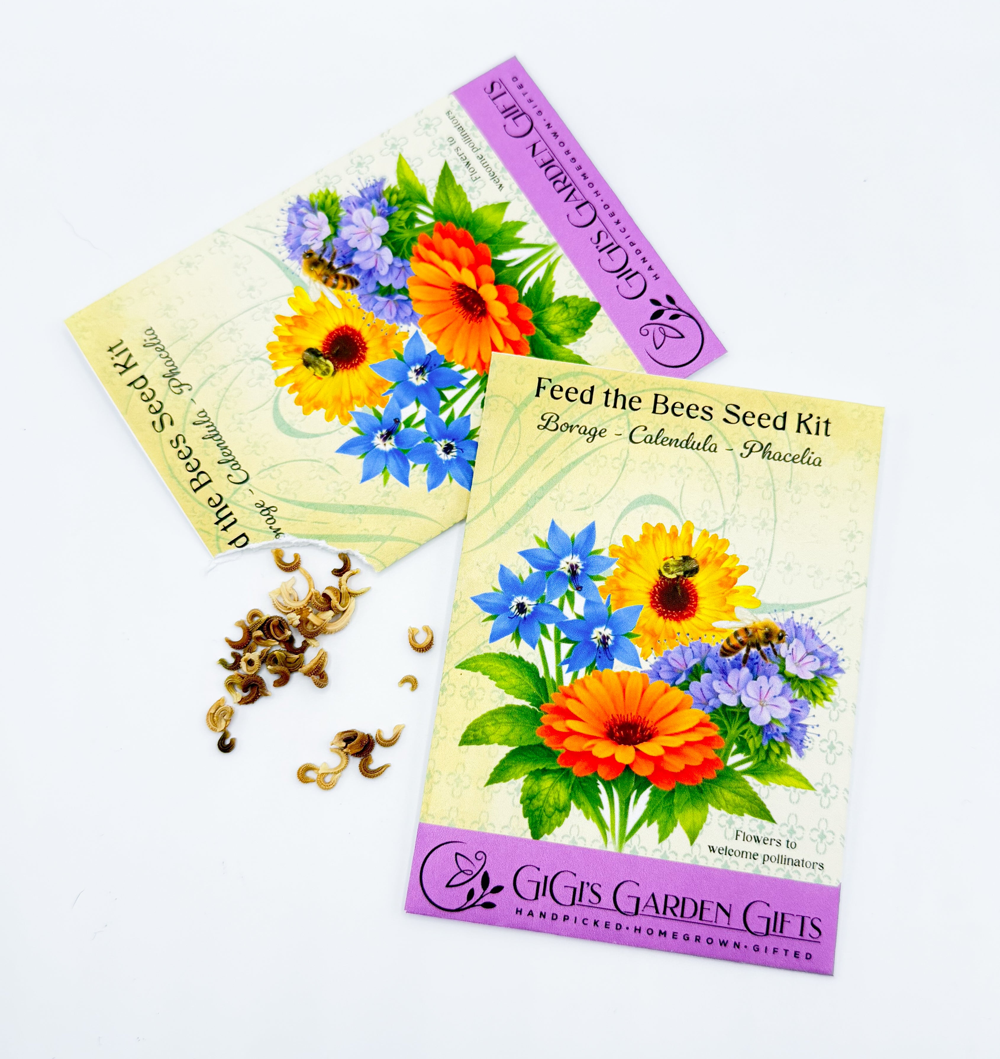 Bee Garden Seed Mix – Phacelia, Borage & Calendula Seeds