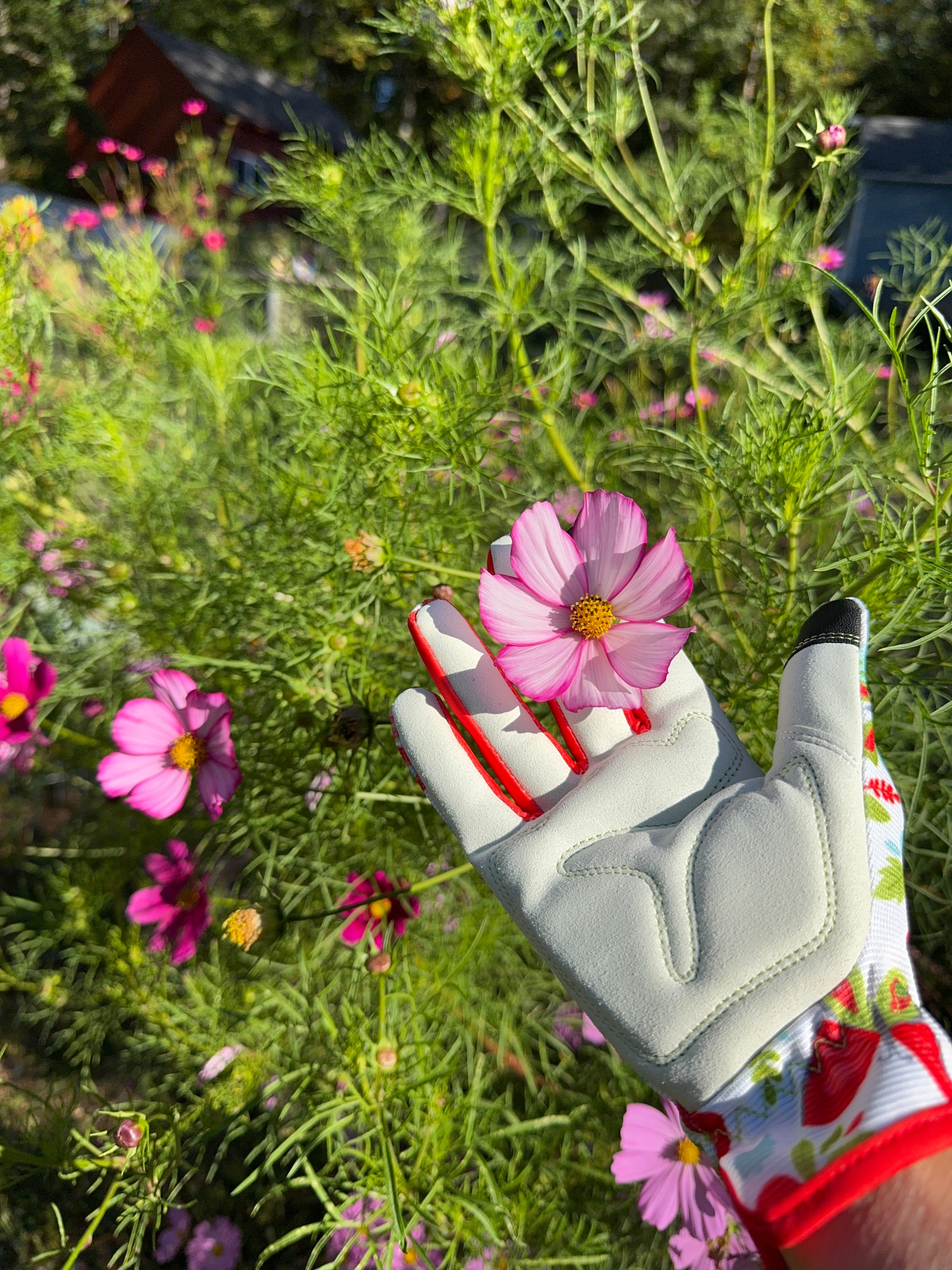 Butterfly Print Gardening Gloves for Women – Medium Synthetic Leather