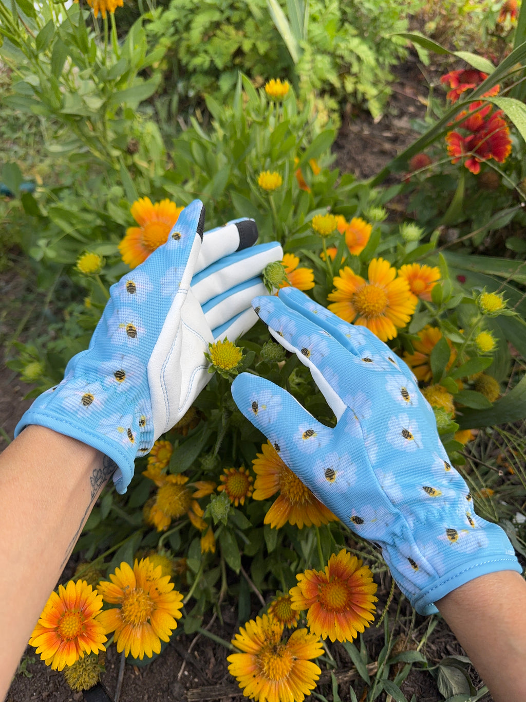 Bee Seeds & Gloves Gift Set for Gardeners