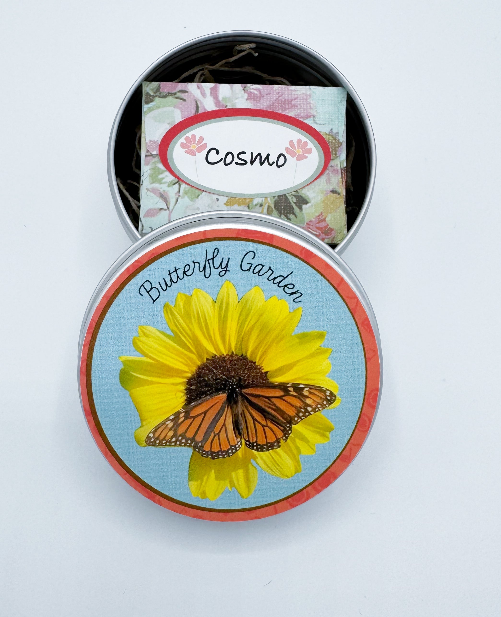 Butterfly Garden Seed Kit – Zinnia, Sunflower & Cosmos Seeds