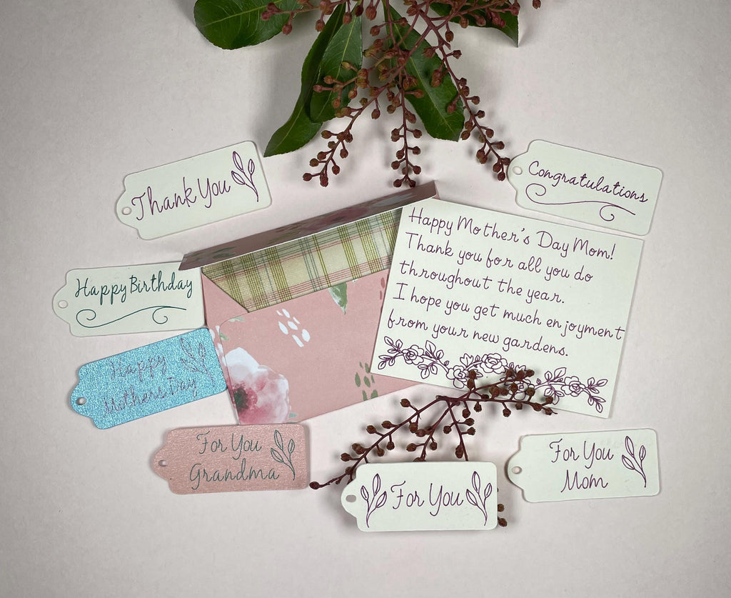 Butterfly Garden Gift Set – Gloves & Flower Seeds for Pollinators, Personalized Gardening Gift