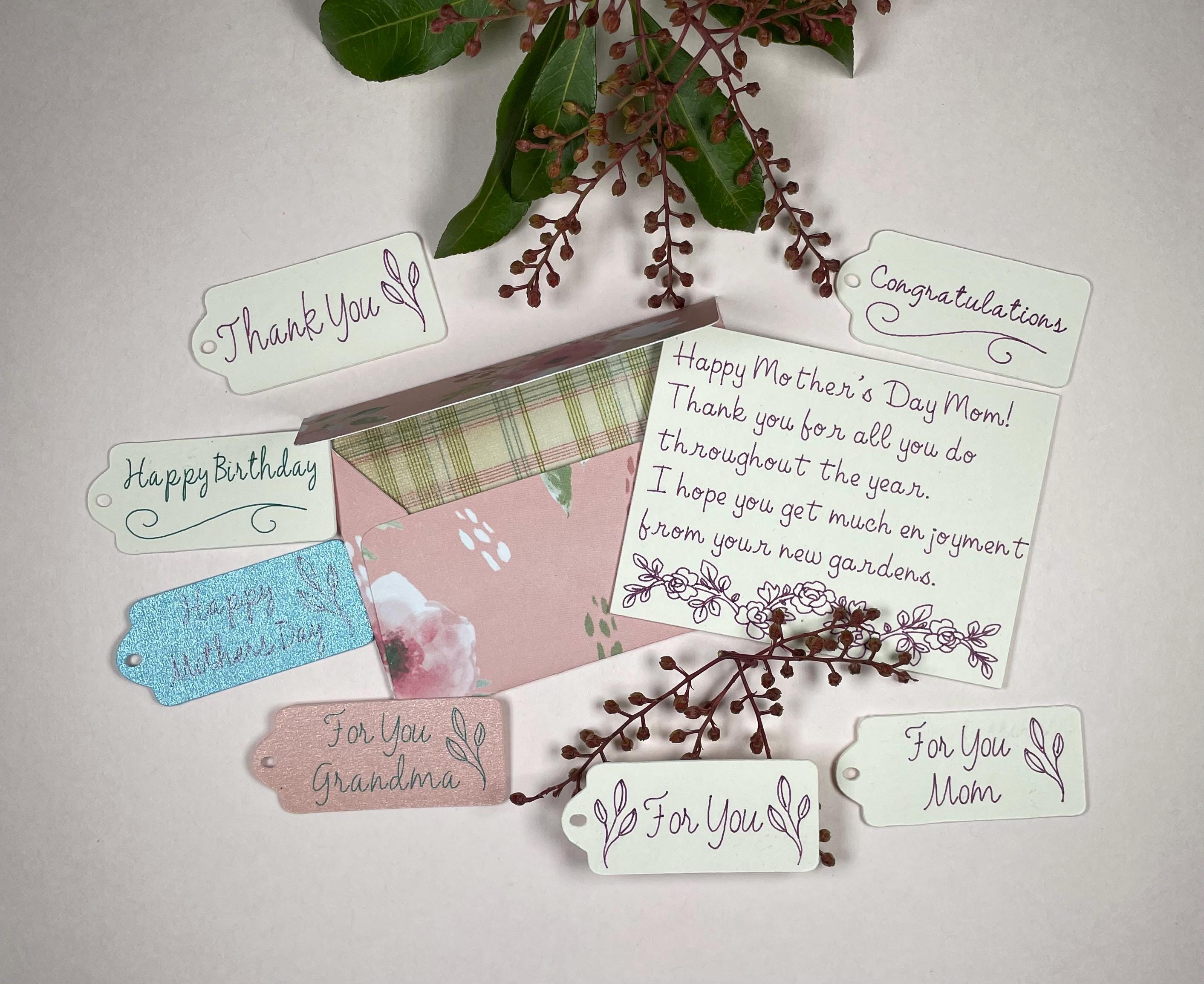 Butterfly Garden Gift Set – Gloves & Flower Seeds for Pollinators, Personalized Gardening Gift