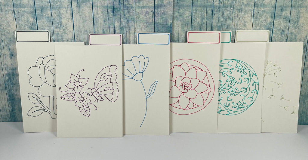 Rustic Pine Wood Seed Oragnizer with Seed Packets & Dividers for Garden Seeds